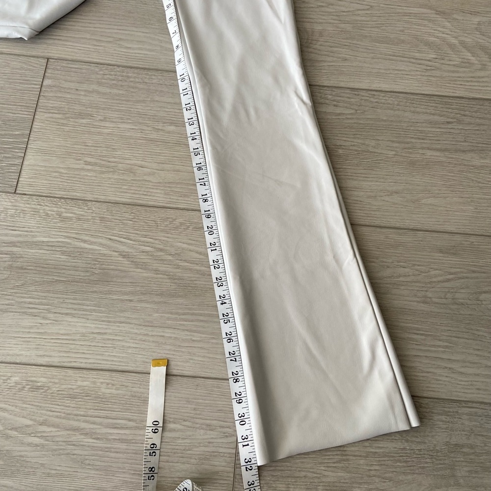 Forever 21 White Faux Leather Pants - Picture 3 of 6